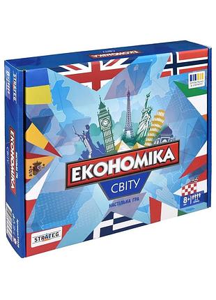 Настольная игра экономика мира для 2-4 игроков 34х29х5,7 см картонная (691287)