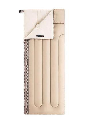 Спальний мішок naturehike епонж 190х75 см бежевий 13°c (676532)