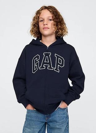 Дитяча кофта на замку gsp, kids gap logo hoodie оригінал