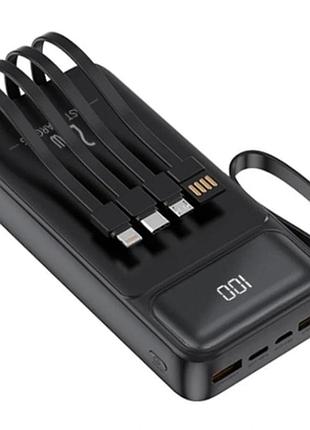 Зовнішній акумулятор wuw y200 (22.5w pd) 20000mah black