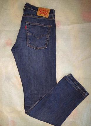 Оригинальные джинсы levi's 513 slim straight w32/l32 – идеальное состояние