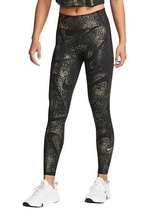 Лосіни спортивні nike one dri-fit mid-rise tight all over print dq6308-010