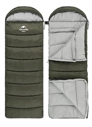 Спальник naturehike штучна бавовна 190х75 см зелений (676333)