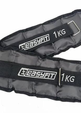 Утяжелители prodobro metal 1 кг сталь 29х11 см чорні (702550)