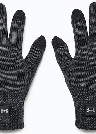 Рукавички under armour поліестер s/m чорні чоловічі (713777)