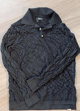 Massimo dutti жіночий вовняний лонгслів-поло s/m