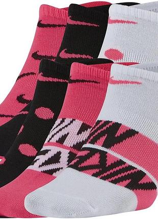 Шкарпетки nike 98% поліестер 34-38 мультиколор 6 пар (715453)