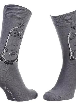 Шкарпетки minions хлопок 39-42 темно-серый (714849)
