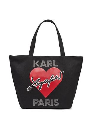 Женская сумка-шоппер karl lagerfeld paris с принтом