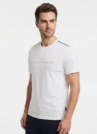 Футболка мужская paul & shark d-ps-2620 white m