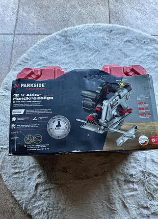 Parkside performance® phksap 12 бездротова портативна циркулярна пилка 12 в  (батарея не входить до комплекту)