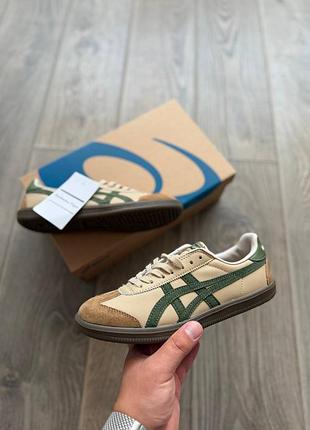 Стильні жіночі кросівки asics onitsuka tiger tokuten "beige green"