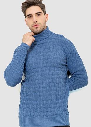 Гольф-свитер мужской, цвет джинс, 161r619 xxl, 52, xxl