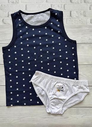 💰180грн💰122-128см 🛍у наявності🛍1шт комплект білизни primark майка та tex труси