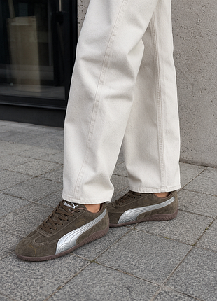 Кроссовки легкие удобные puma speedcat brown