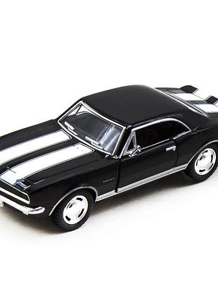 Дитяча модель машинки chevrolet camaro 1:37 інерційна метал чорна 16х7х8 см (815157)