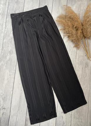 Черные широкие летние женские штаны,брюки monki s(36)