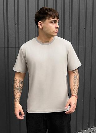 Повседневная светло-серая футболка staff light gray