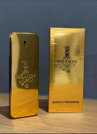 Парфуми чоловічі paco rabanne 1 million 100 мл для чоловіків ван міліон пако рабане парфюм мужской ван милион один мільйон духи золотий злиток золотой