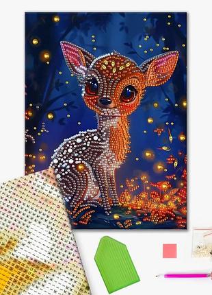 Діамантова мозаїка "маленьке оленятко" bh008 25x25