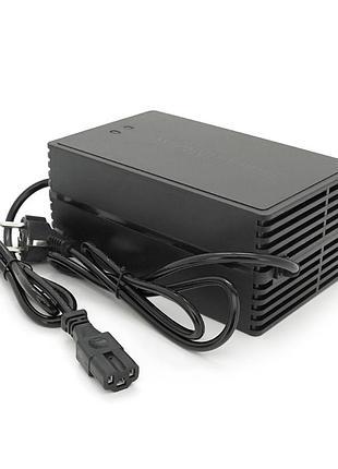 Зарядное устройство для аккумуляторов li-ion 67,2v,16s,8a,600w, штекер triangle plug (t-tipe/iec/c13 n+l-) индикация,