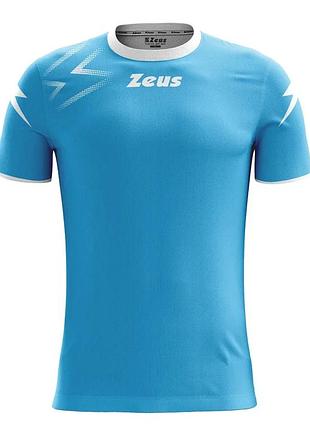 Футболка zeus 100% полиэстер xl бирюзовый мужской (717464)