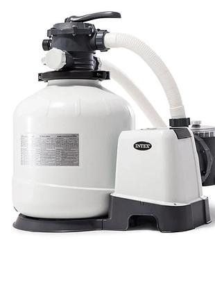 Пісочний фільтр-насос intex 26676 6000 л/год 0,30 hp 360 мм 650 w (815858)
