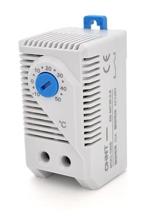 Электромеханический термостат chint ntk1-123g, -10~50°c, no. 30wdc@24~72vdc, din, 33*65*39mm