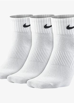 Шкарпетки nike хлопок 38-42 белый 3 пары (714692)
