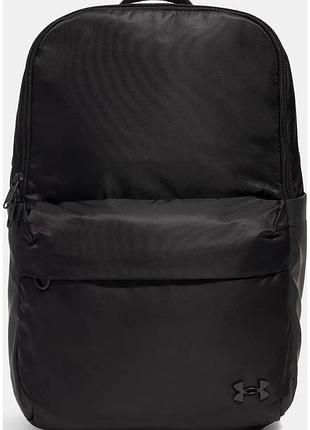 Рюкзак under armour 58% нейлон 27% поліестер 43х28х14 см чорний жіночий (721066)