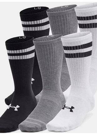Шкарпетки under armour поліестер sm білий 6 пар (714442)