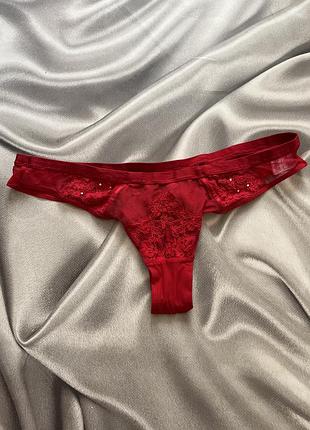 Чиста спокуса у червоному від преміального бренду hunkemöller ❤️трусики бікіні р.m