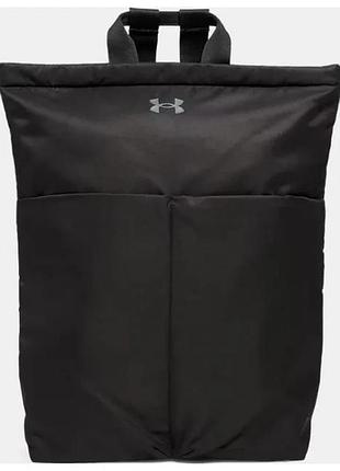 Рюкзак under armour 100% поліестер 40х26х11 см чорний жіночий (721068)