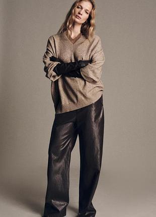 Светр жіночий оверсайз з вовни zara l-xl
