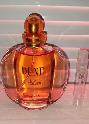 Dior dune туалетная вода парфюмированная вода распиливает атомайзер 5 мл