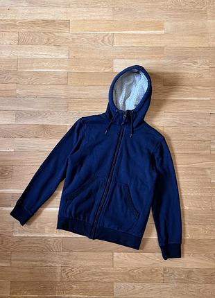 Чоловіча флісова кофта/худі h&m на хутрі (оригинал, s)