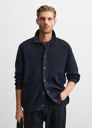 Кофта zara кардіган 6674/313 navy blue