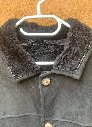 Keenan leather винтажная замшевая дубленка,m