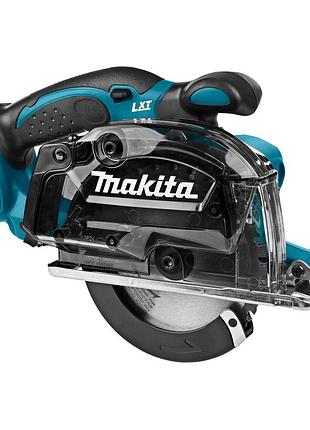 Акумуляторна дискова пила по металу makita dcs552z 18в, 136 мм, без акб mik26