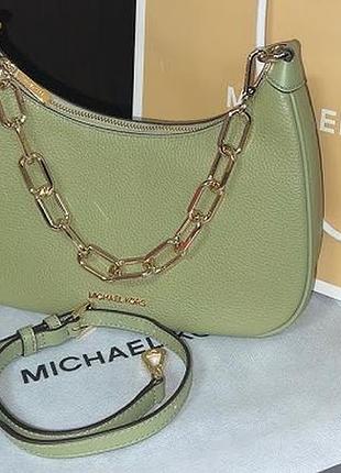 Сумка жіноча шкіряна michael kors оригінал cora leather shoulder bag