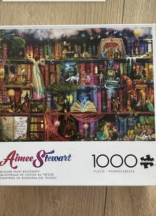 Пазли buffalo aimee stewart — treasure hunt bookshelf (1000 елементів)