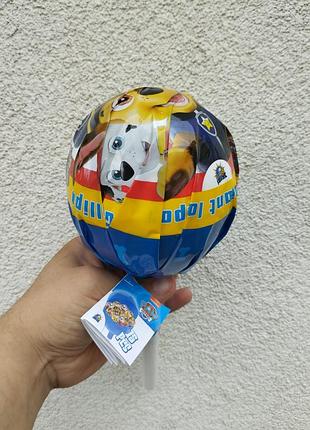 Гигантский леденец giant lollipop paw patrol 120 г 15 шт | фруктовые леденцы щенячий патруль