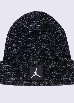 Jordan jumpman reflective beanie дитяча підліткова шапка біні зі світлоповертальною ниткою
