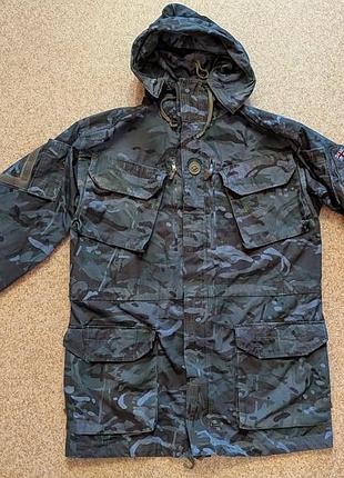 Парка британской армии smock 2  combat windproof mtp ( в серо-синем цвете)