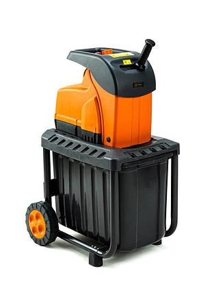 Качественный измельчитель gtm ds2800/45, ножевой механизм (ds2800/45) : 2800 вт, диаметр ветки 45 мм, нож mik26