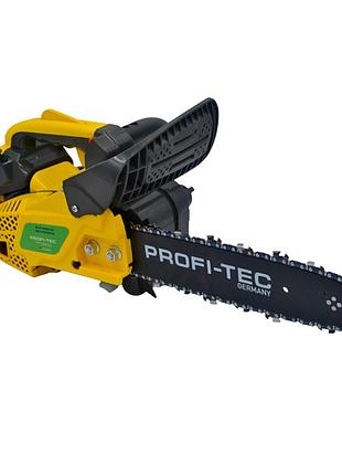 Мощная бензиновая цепная пилка (бензопила) profi-tec pt-2500 : 1.1 квт, шина 30см ( 002108) mik26