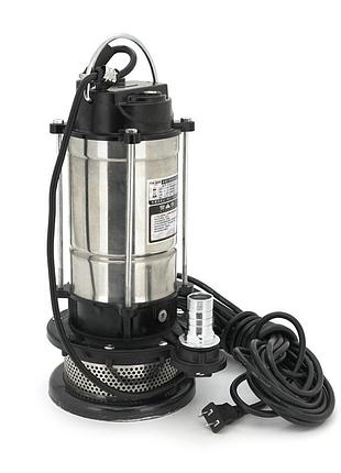 Погружающий насос, 750w, 220v, до 3 м3/ч, подъем до 20 м, 25мм, нержавеющая сталь, 400х230х230 мм, 6.8 кг. + переходник