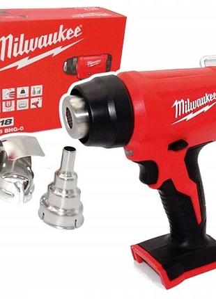 Акумуляторний будівельний фен milwaukee m18 bhg-0 18 в, 470 °c, 170 л/хв, без акб та зп 4933459771 mik26