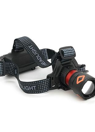 Налобный фонарик sy8503, zoom, white+red+blue+white hot, 4 режима, корпус металл, водостойкий, питание от 2*18650, type-c