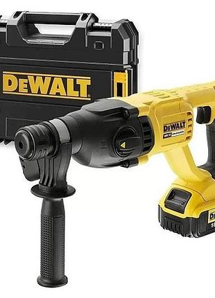 Перфоратор акумуляторний безщітковий sds-plus dewalt dch133m1:2.6 дж, 18в, sds mik26